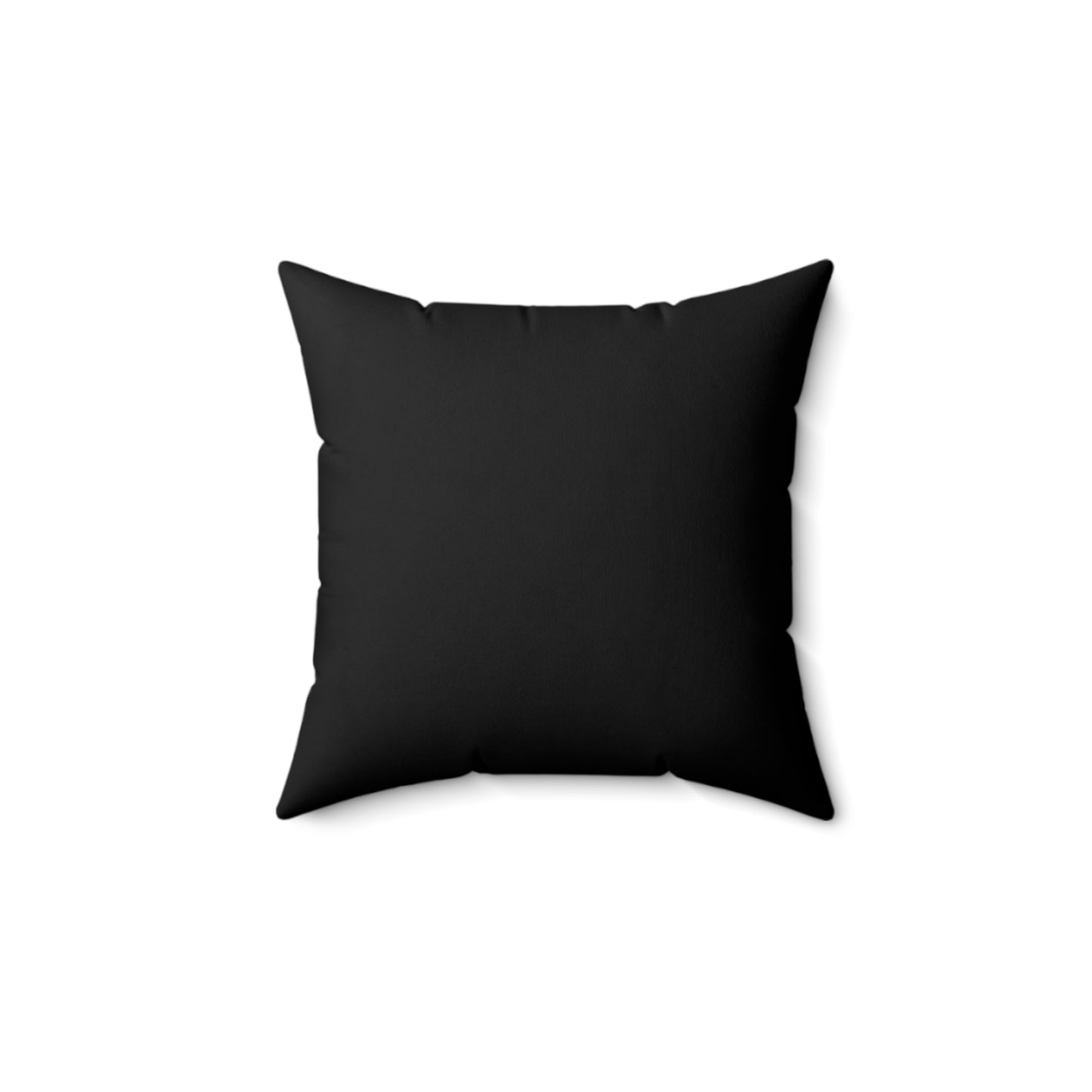 December Is For Christmas Pillow 14"x14" - Black