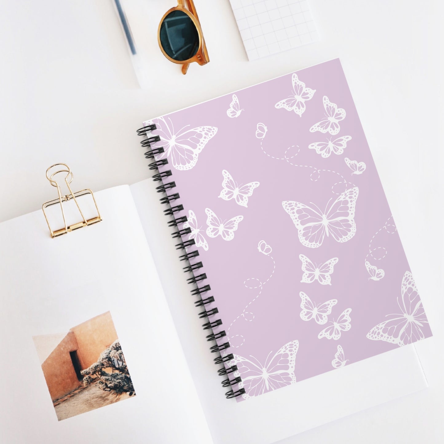 Butterfly Notebook - Lilac