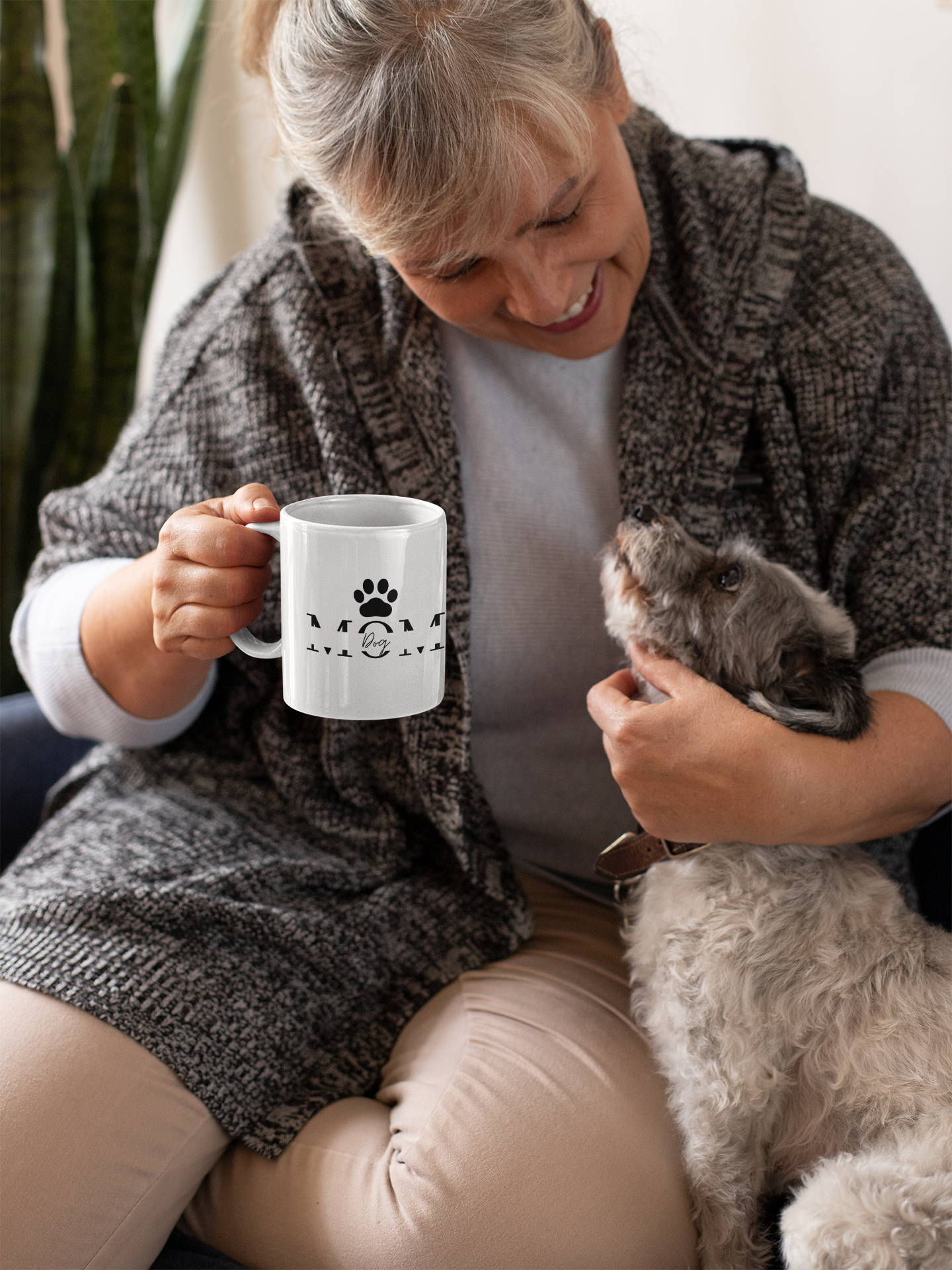 Dog Mom T-Shirt and Mug Set