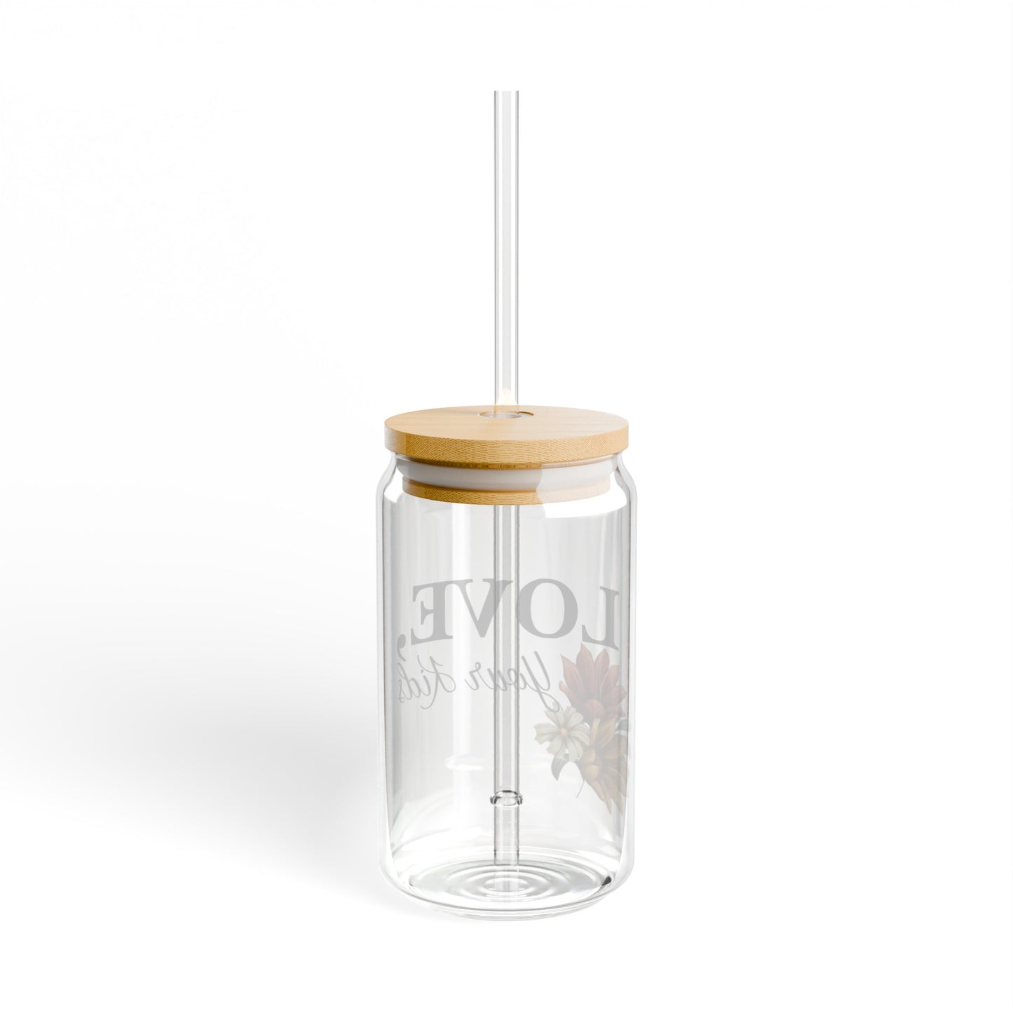 Custom Love Your Glass Tumbler - 16 oz