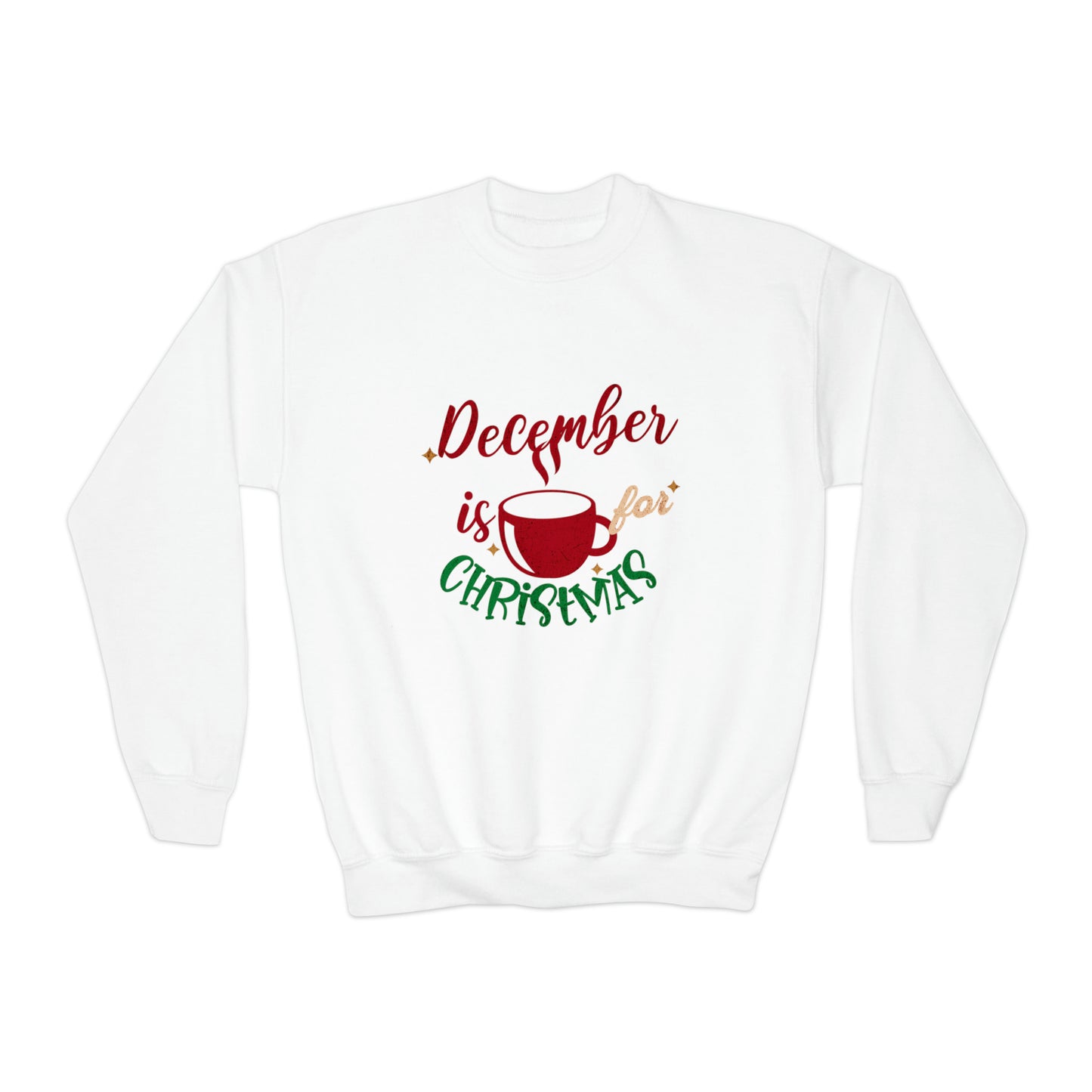 December Is For Christmas Kid Sweatshirt