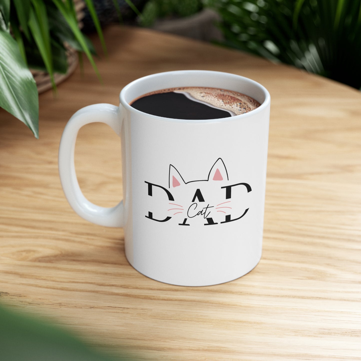 Cat Dad Ceramic Mug 11oz