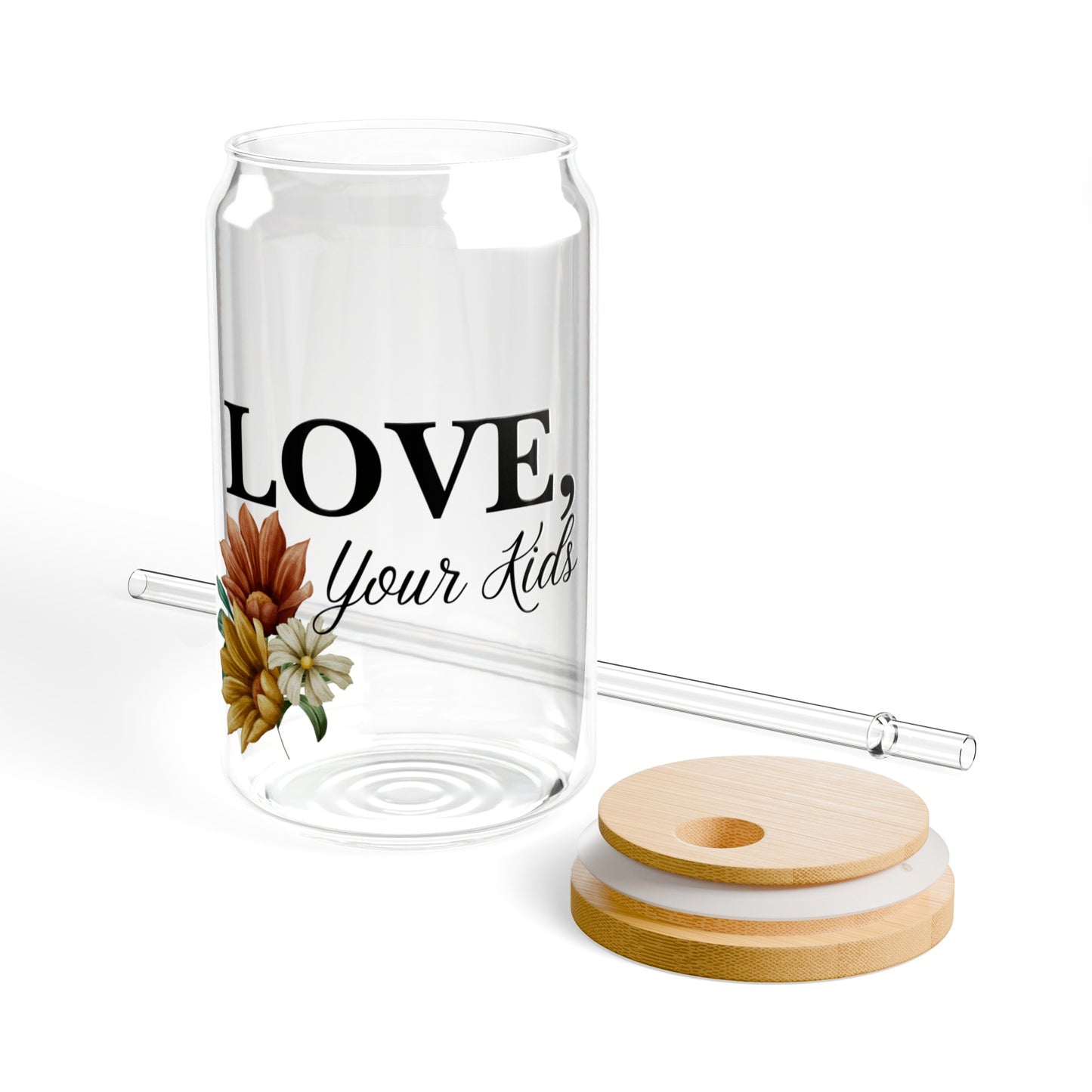 Custom Love Your Glass Tumbler - 16 oz