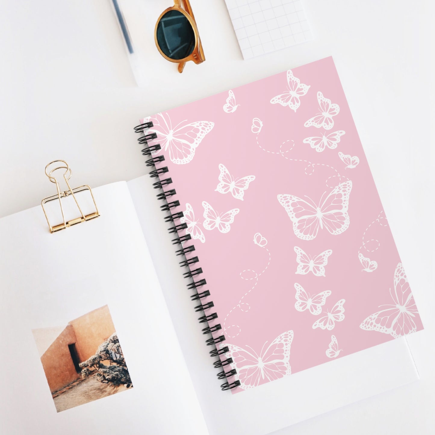 Butterfly Notebook - Pink