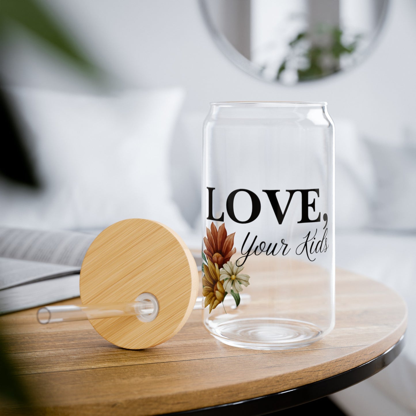 Custom Love Your Glass Tumbler - 16 oz