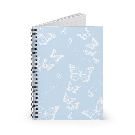 Butterfly Notebook - Powered Blue