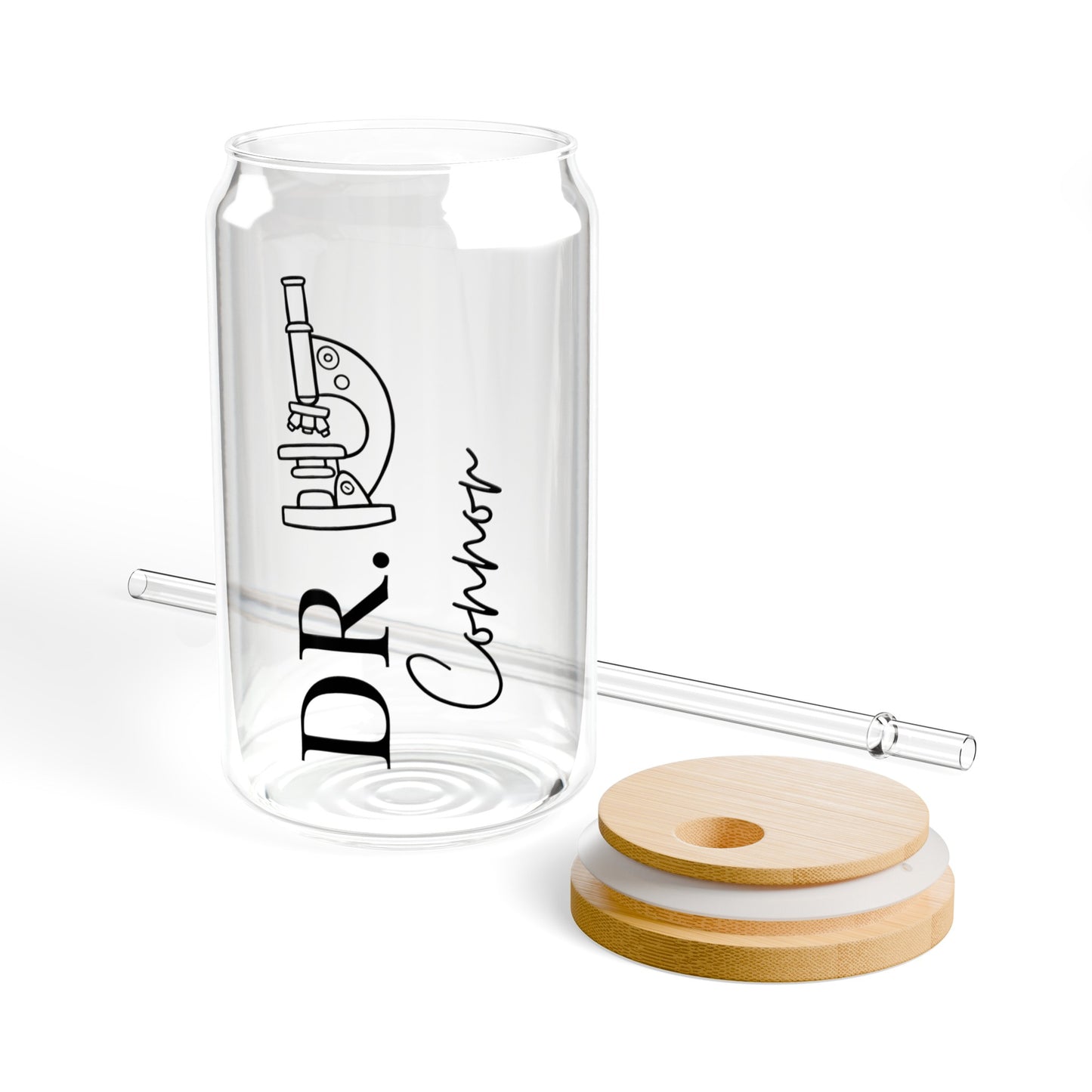 Custom Doctor Glass Tumbler - 16 oz (Amscope)