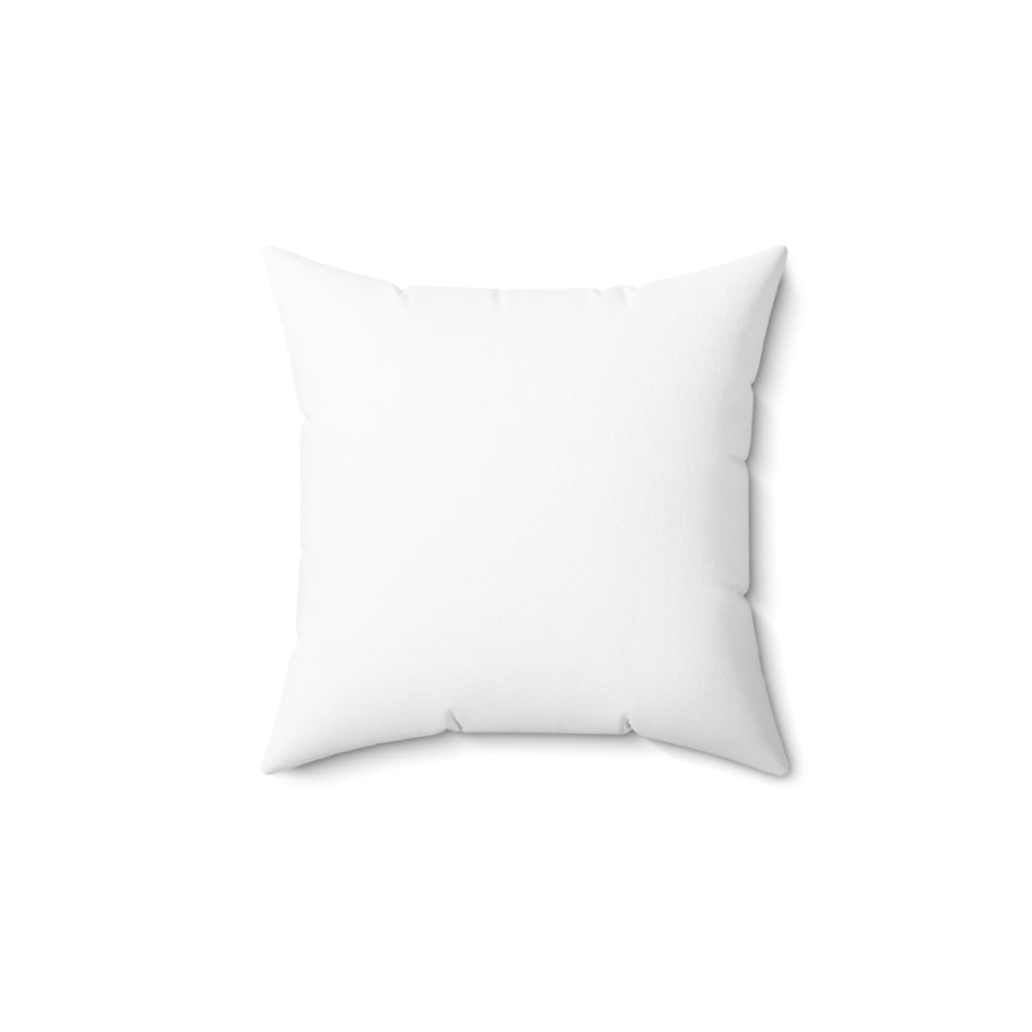 December Is For Christmas Pillow 14"x14" - White