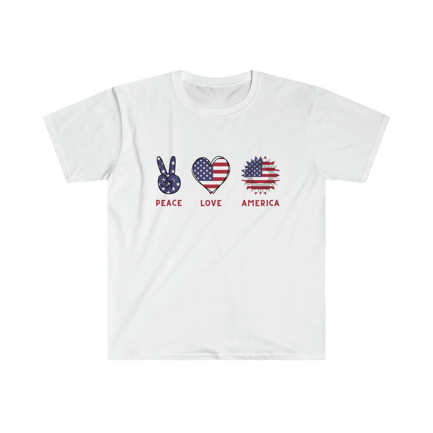 Peace Love America T-Shirt