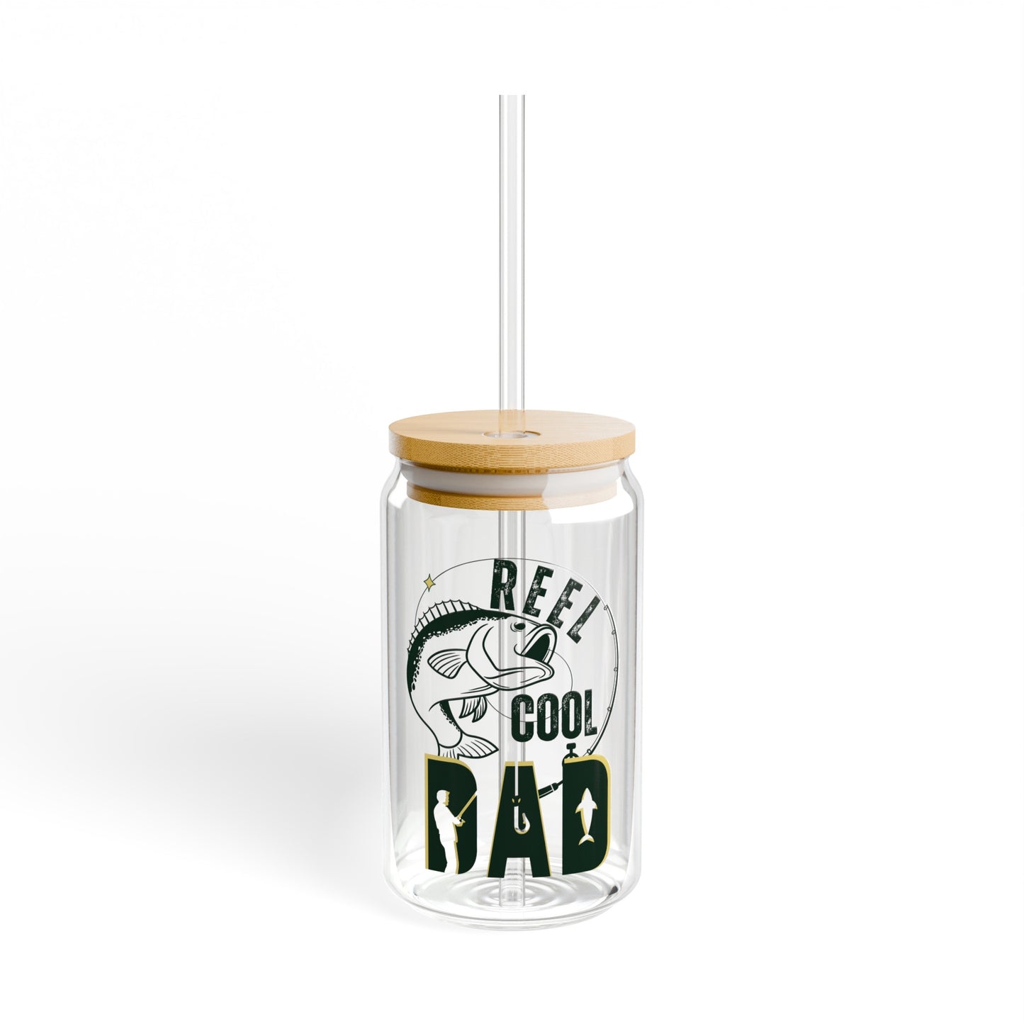 Reel Cool Dad Glass Tumbler - 16 oz