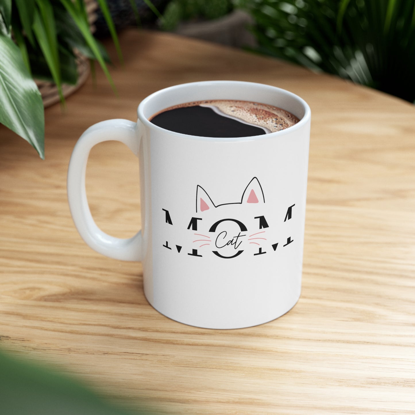 Cat Mom Ceramic Mug 11oz