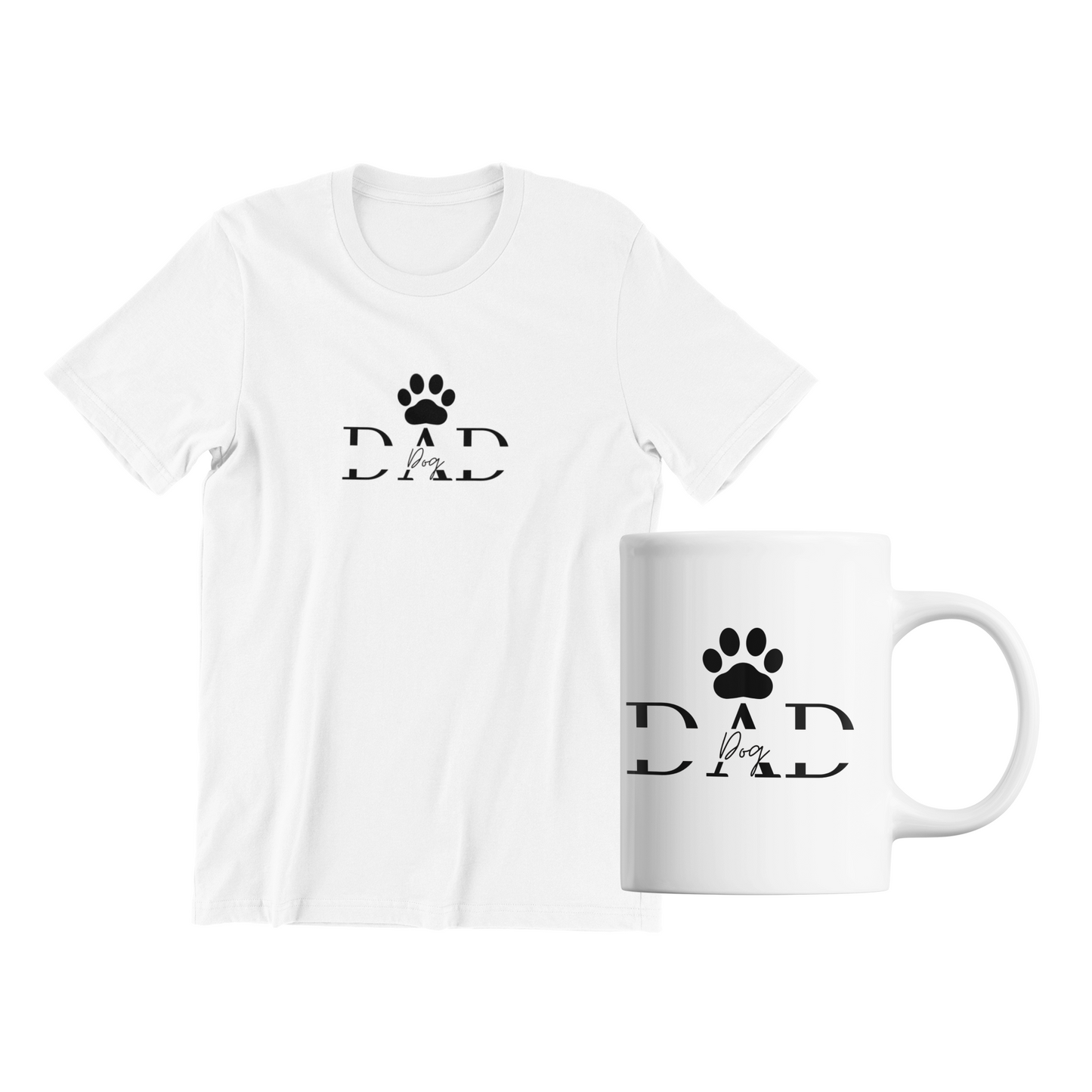 Dog Dad T-Shirt and Mug Set