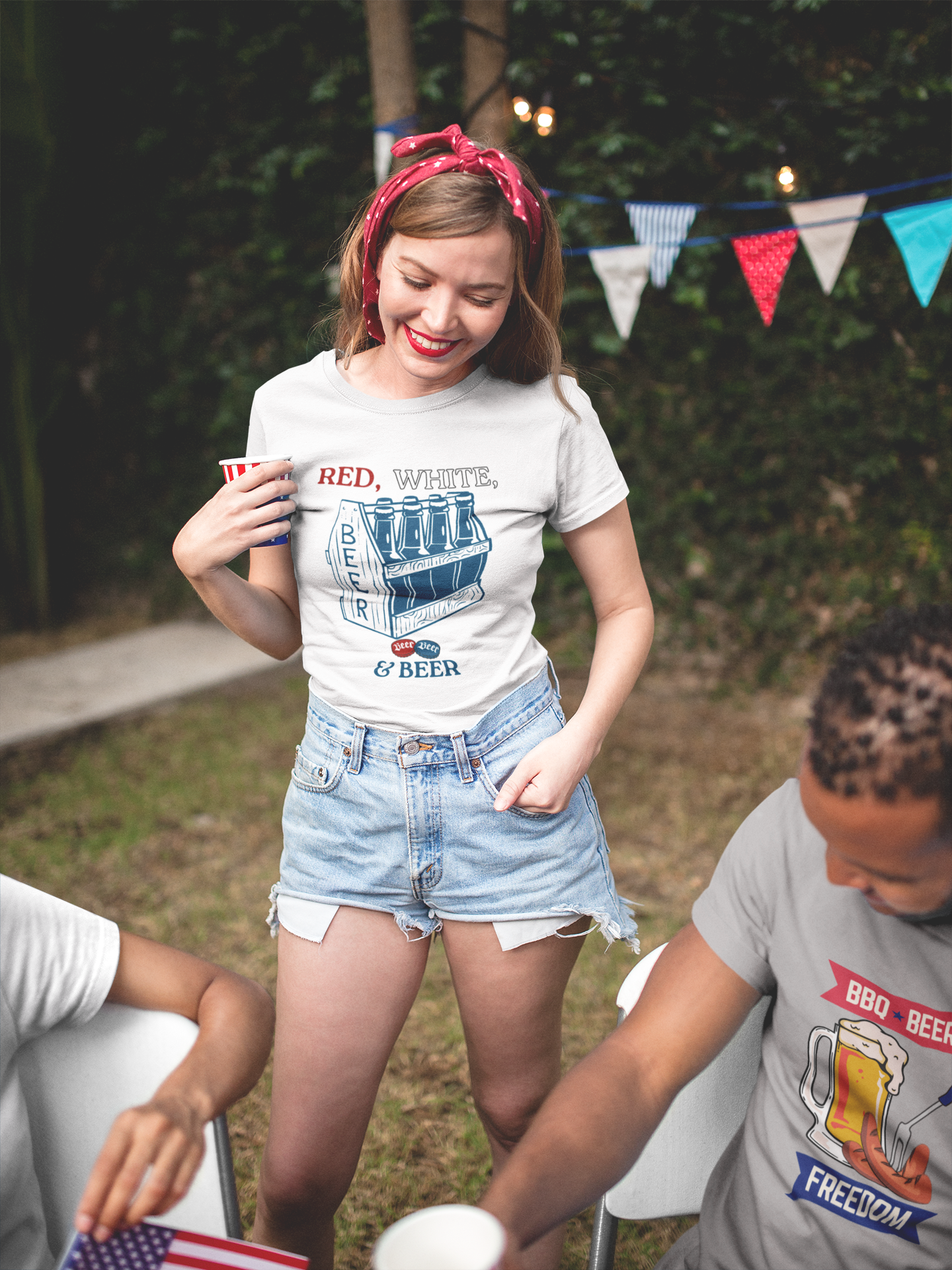 Red, White, & Beer T-Shirt