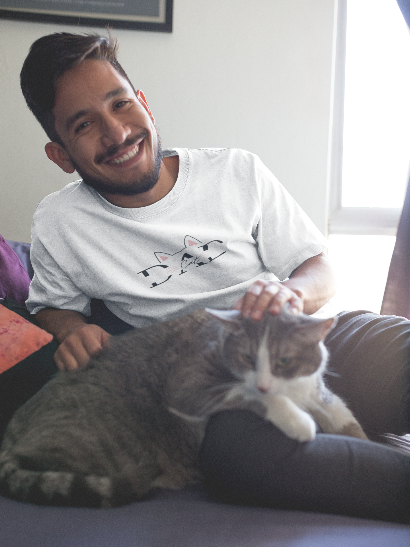 Cat Dad T-Shirt and Mug Set