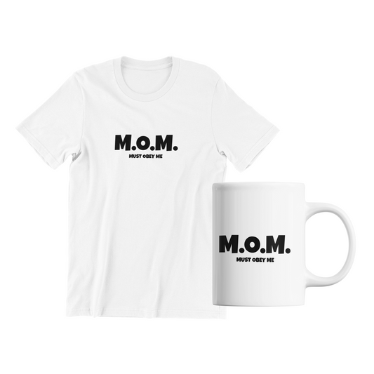 M.O.M. T-Shirt and Mug Set